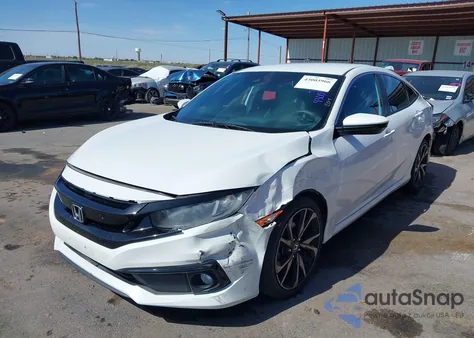 2019 Honda Civic Sport z USA, uszkodzony, nr VIN 2HGFC2F80KH575208